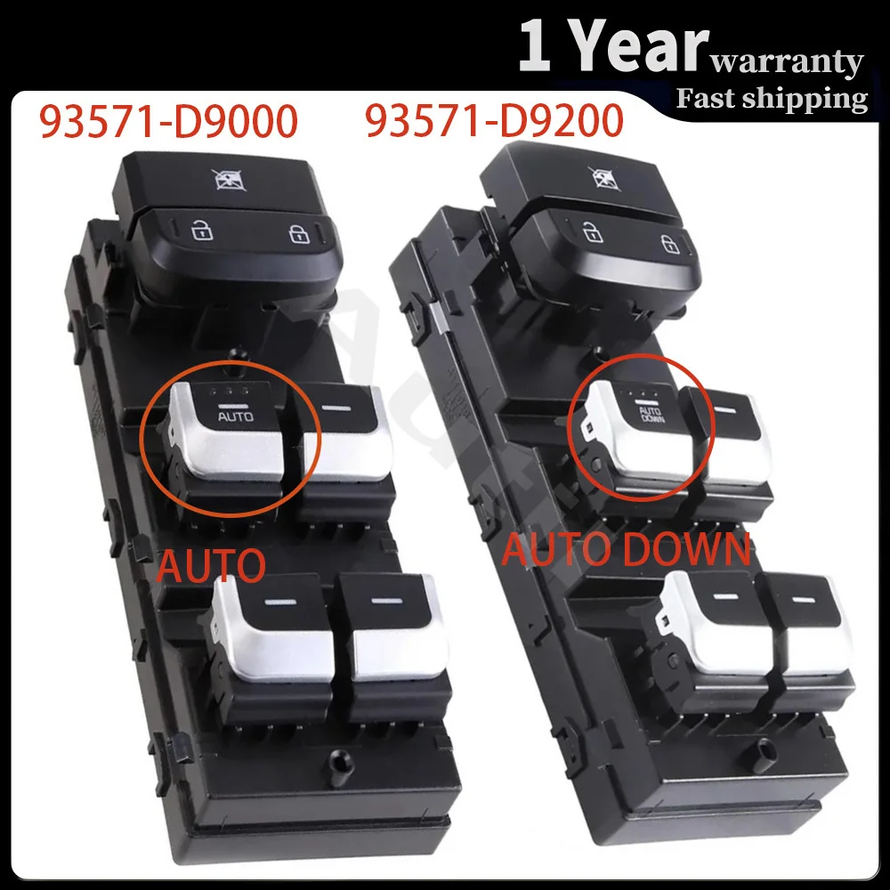 For Kia Sportage 2017-2021 Front Left Driver Electric Power Window Switch Glass Lifter Control Button 93571-D9000 93571-D9200