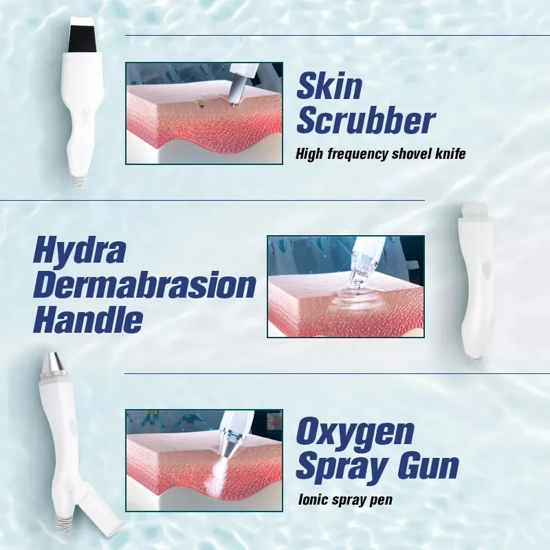 ポータブルスマートアイブルースキンアナライザー,7-in-1フェイシャルマシン,1080pの肌の若返りマシン,ダイヤモンド