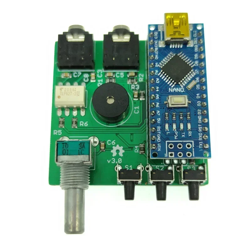 Open CW keyer MK2 KIT (with aluminum case)