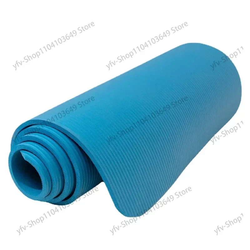 lengthened NBR yoga mat widened thickened dance fitness exercise super long 2cm sleeping