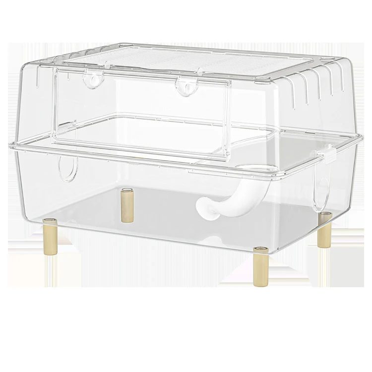 High Quality Pet Cages Hamster Large Space Plexiglass Acrylic Hamsters Cage