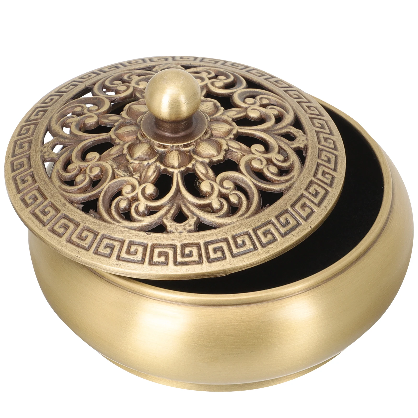 

Incense Burner Ornaments Censer Home Brass Craft Wall Decoration Vintage Holder Desktop