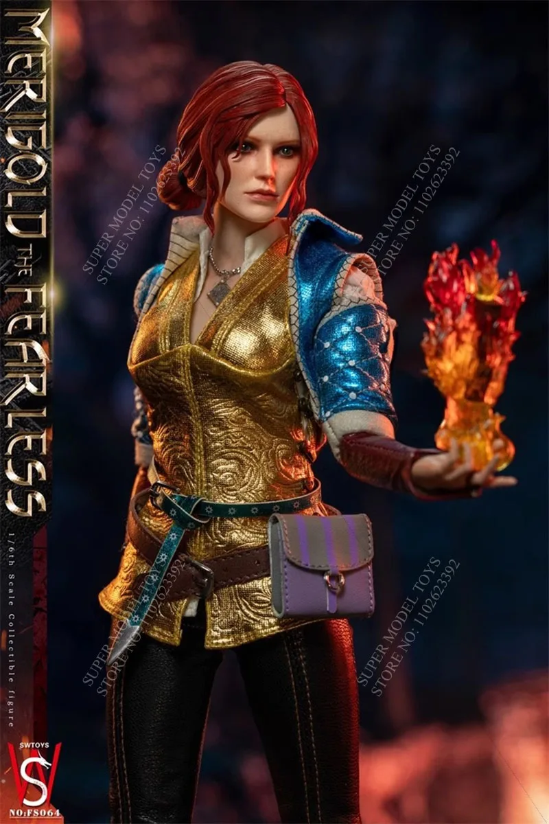 SWTOYS FS064 1/6 Scale Female Soldier Triss Merigold Movie Series Full Set 12-inches Action Figure Doll Gifts Collection