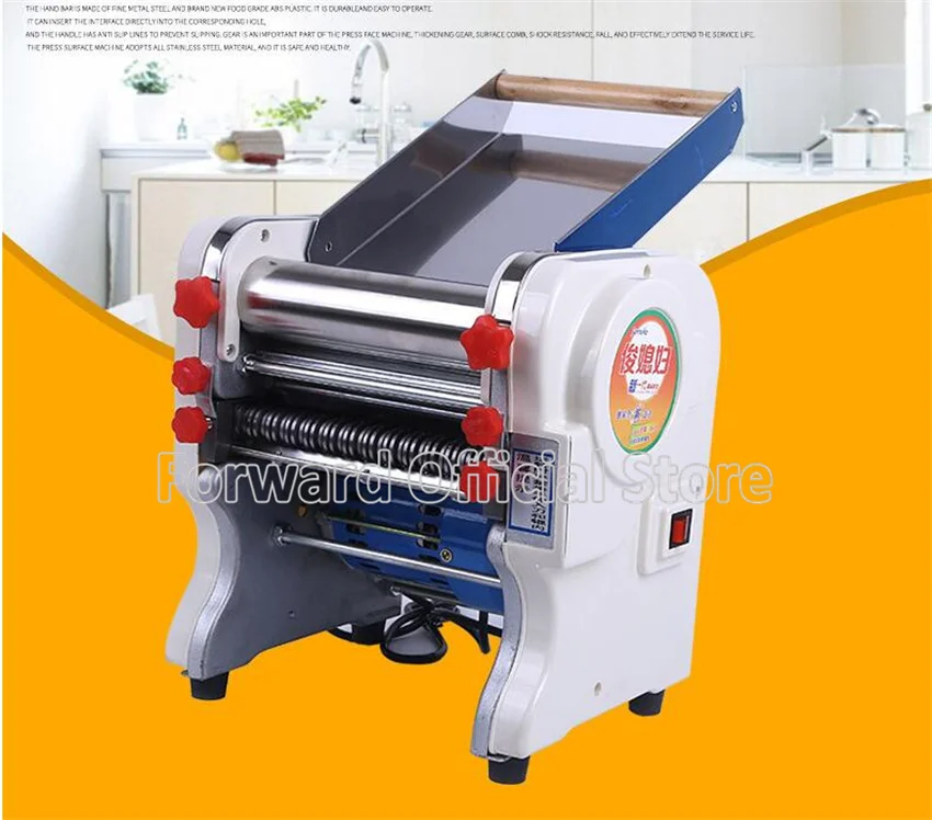 110V 220V Household Commercial Small Automatic Noodle Maker 550W Electric Noodle Press Making Machine