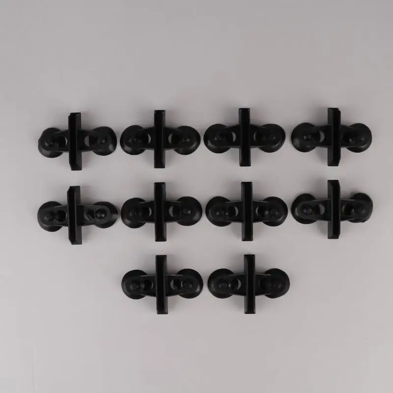 10Pcs For Tank Divider Clip Black Plastic Sheet Holder Suction Cup Dividers Holder Bracket Aquarium Isolation Plate Fish