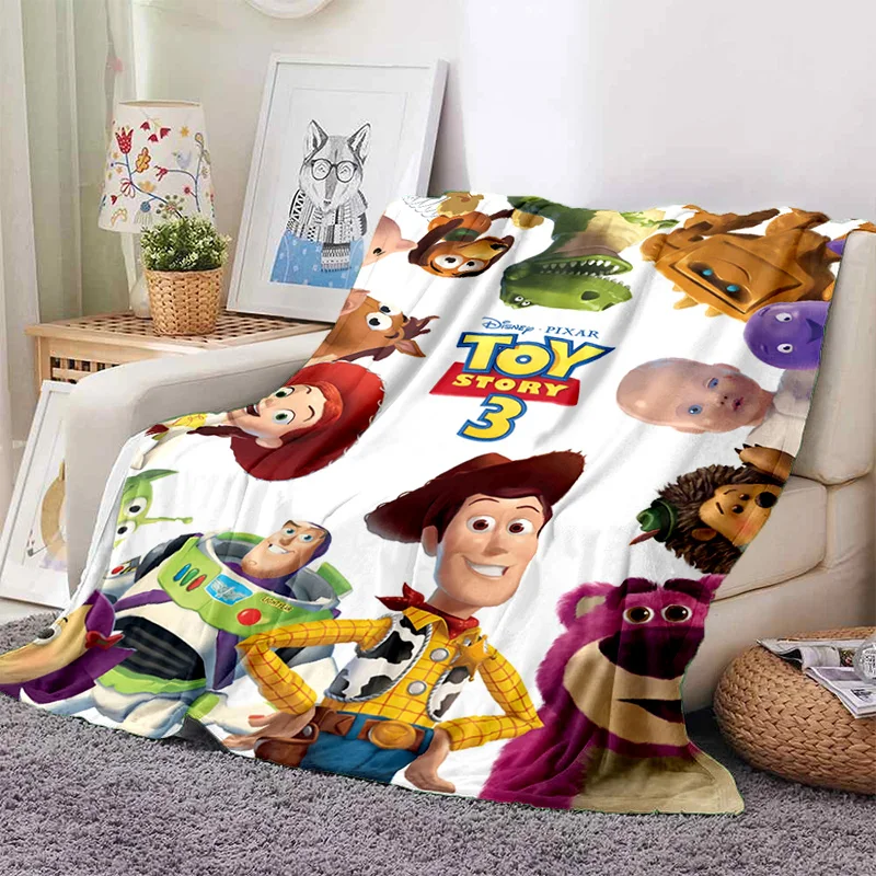 3D Toy Story Disney Cartoon Soft coperte, Keep Warm Throw coperta coperta comoda per letti da Picnic divano Home Bedroom Kid Gift