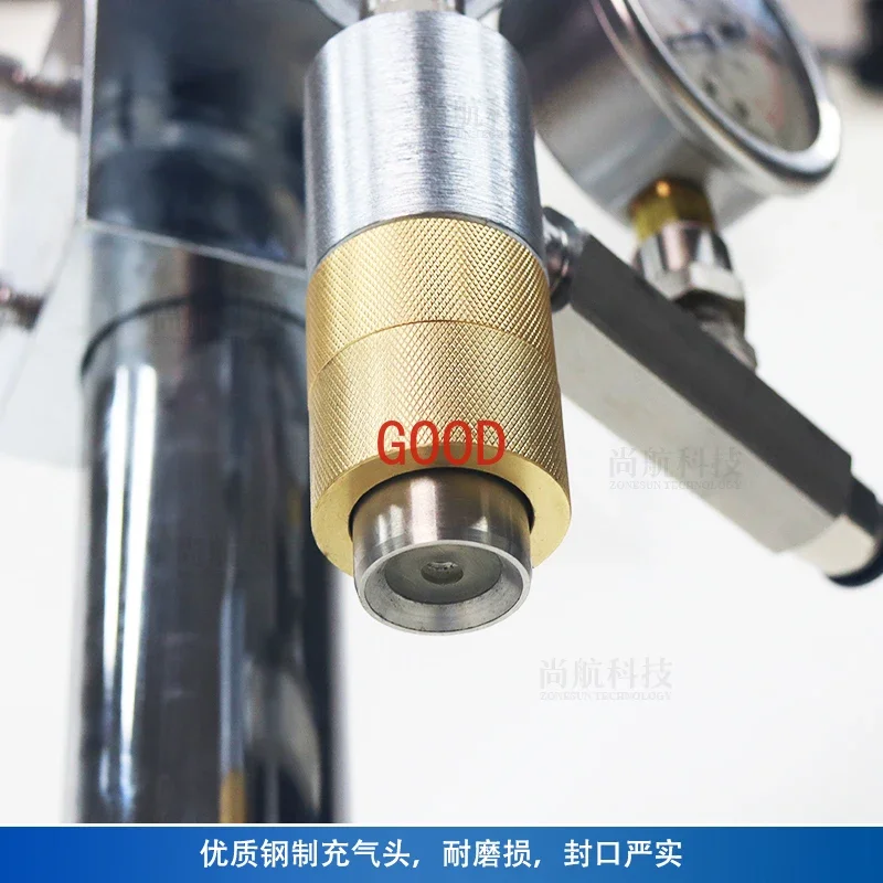 Manual Aerosol Tank Inflator Aluminum Hair Gel Moisturizing Spray