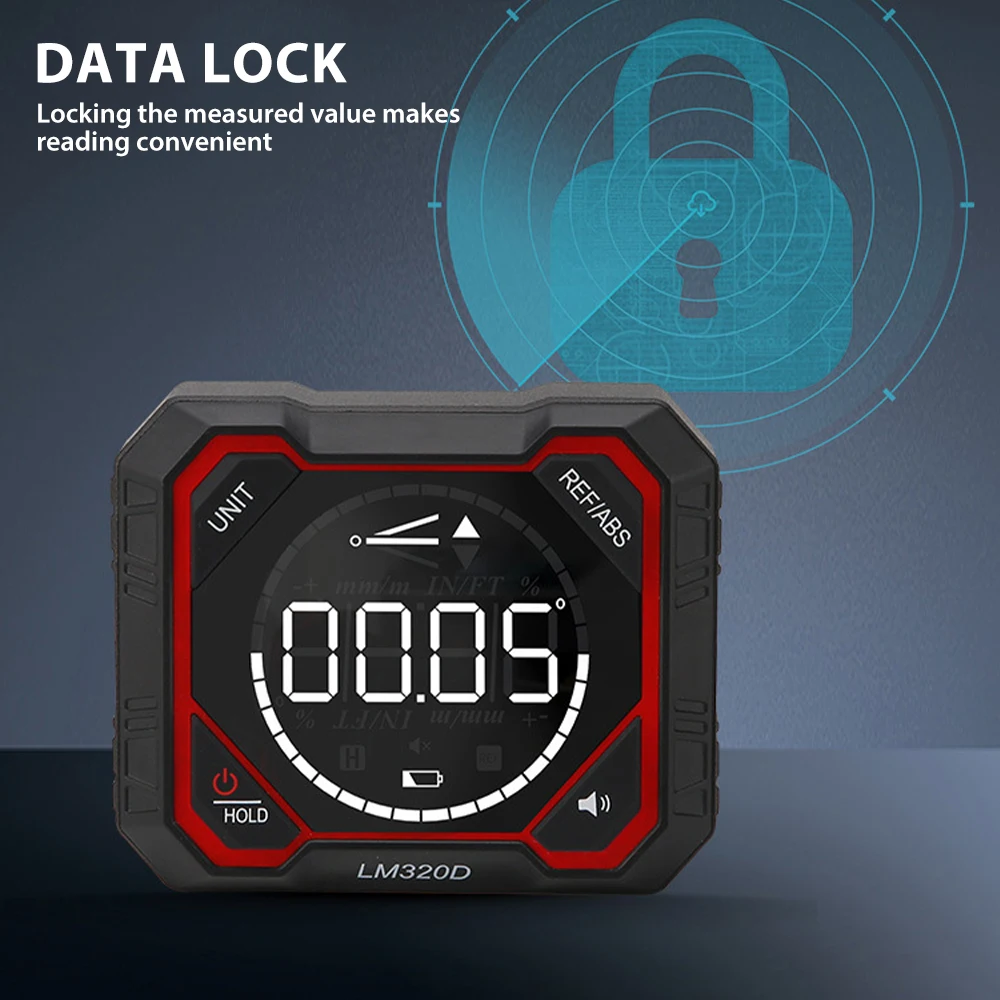 LM320D LM320E LM320F Лазерный инклинометр Цифровой измеритель ангела с абсолютным отжимным измерением угла магнитный инклинометр