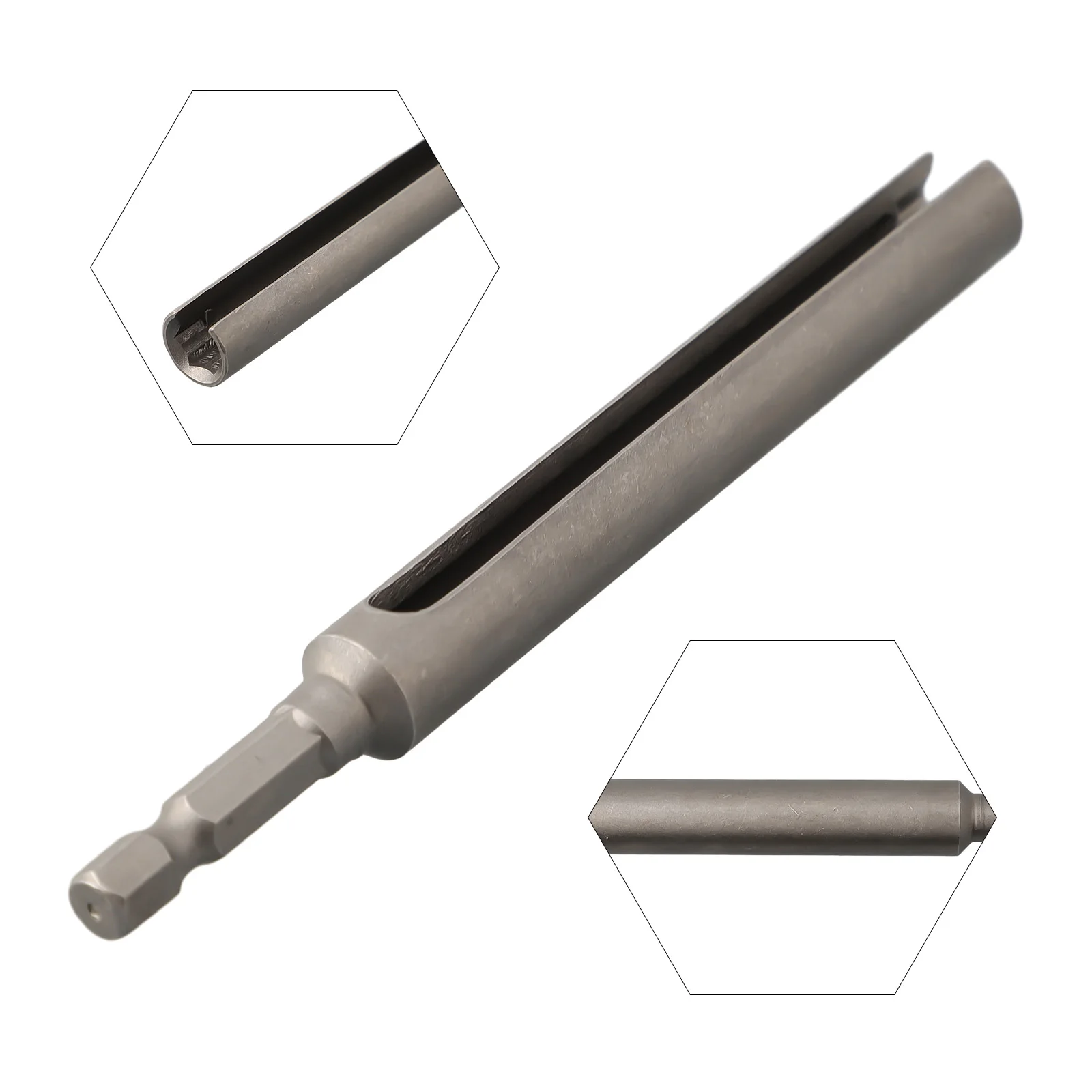 

Шестигранный инструмент, переходник для удлинителя с прорезью, 1/4, хром-ванадиевая сталь, Новинка