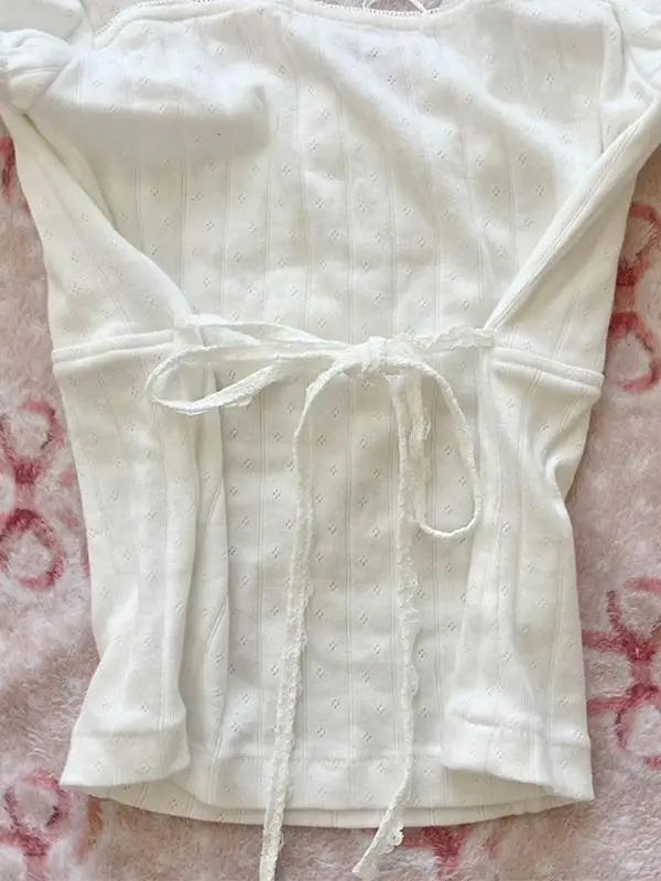 

Оригинальная уникальная белая футболка для похудения, женская летняя модная повседневная футболка Sle ort Sve, однотонный топ Y2K стандартного кроя