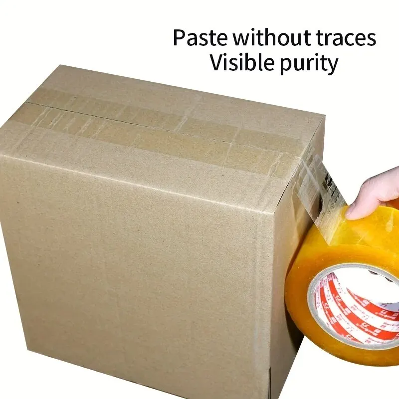 Viscosity Clear Adhesive Tape Box Carton Sealing Packing Tape DIY Mounting Fixing Tape Clear Adhesive Tape image 3
