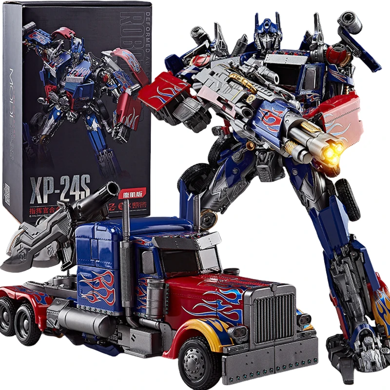 

30CM Transformation Optimus Prime Weapon Pack Deluxe Edition Can Deformation Autobots Toy Alloy Star Commander Action Figure