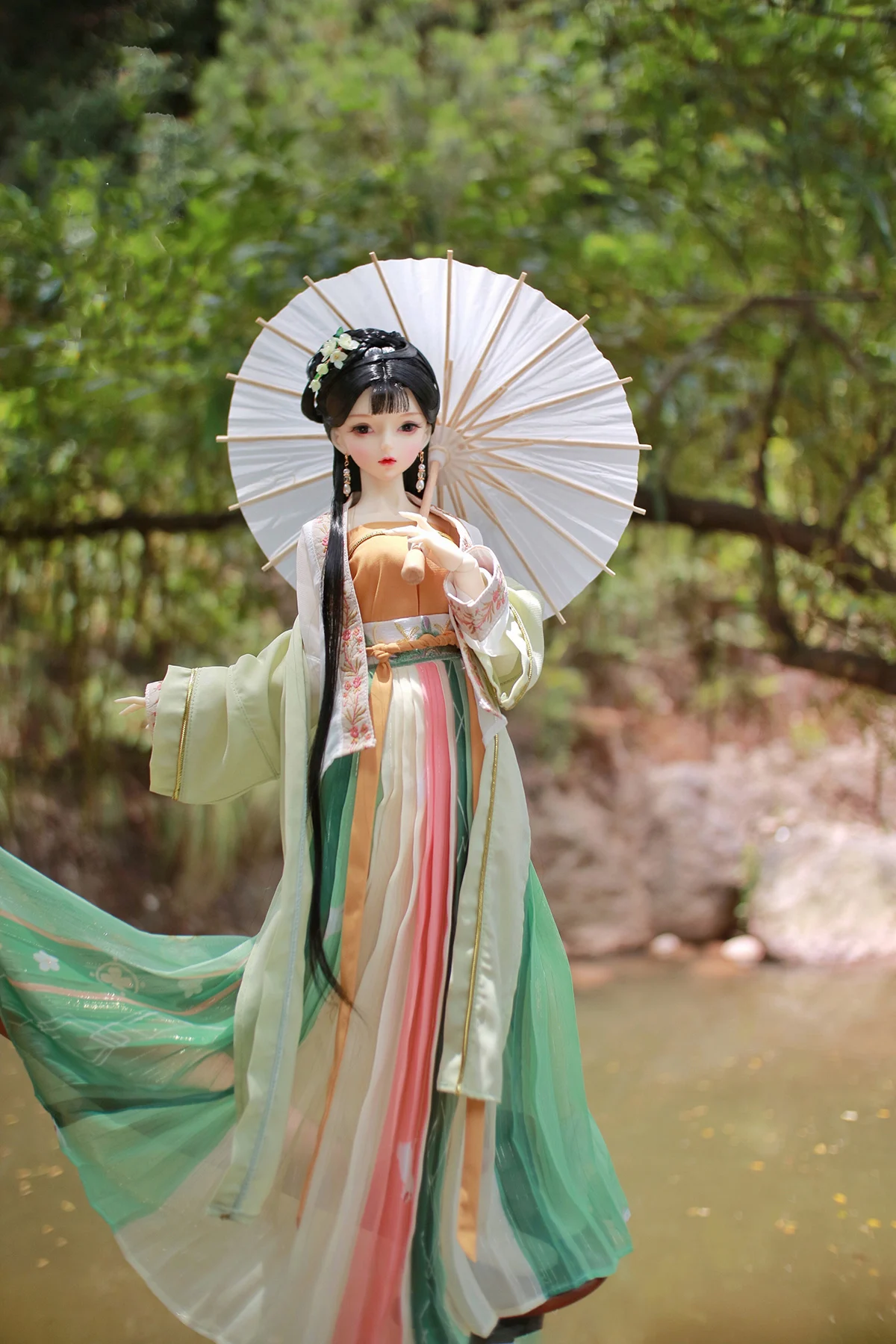 

1/4 1/3 весы BJD, древний костюм, китайское платье феи Hanfu, наряд для BJD/SD MSD SD13, аксессуары для кукол больших девочек A1163