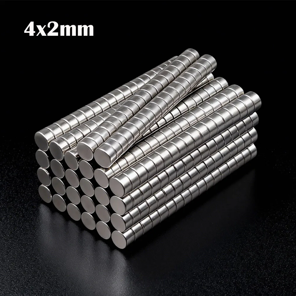 10-500Pcs 4x2mm Super Powerful Round Magnet Neodymium Magnets  N35 NdfeB Strong Magnet Permanent Magnetic Imanes Magnetic Sheet
