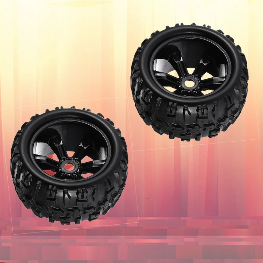 4pcs RC Truck Tires Wheels 8477/8483 17mm Hex 1/8 Scale Set With Tool For ZDRacing JLB Cheetah Monster Flux Toy Parts