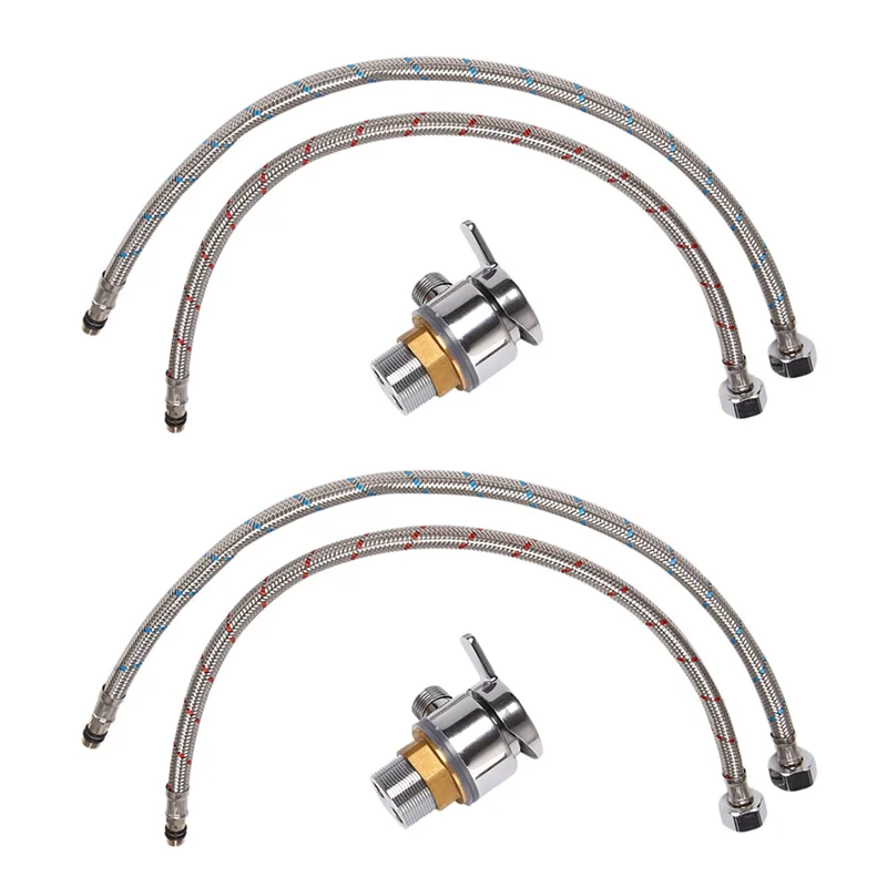 

B84B-2X Клапан для душевого шланга Смеситель для душа Термостатический смеситель для горячей и холодной воды Подходит для автофургонов и яхт