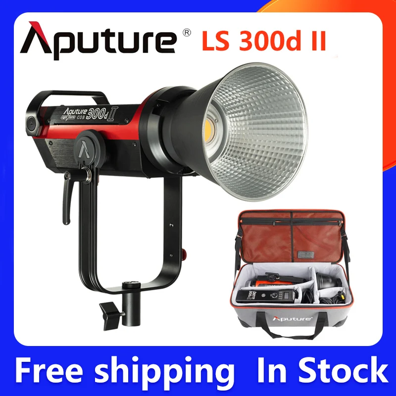 Aputure LS C300d II 300X 600d LED Video Light COB Light 5500K Daylight V-mount Light Outdoor Studio Video Photography Lighting