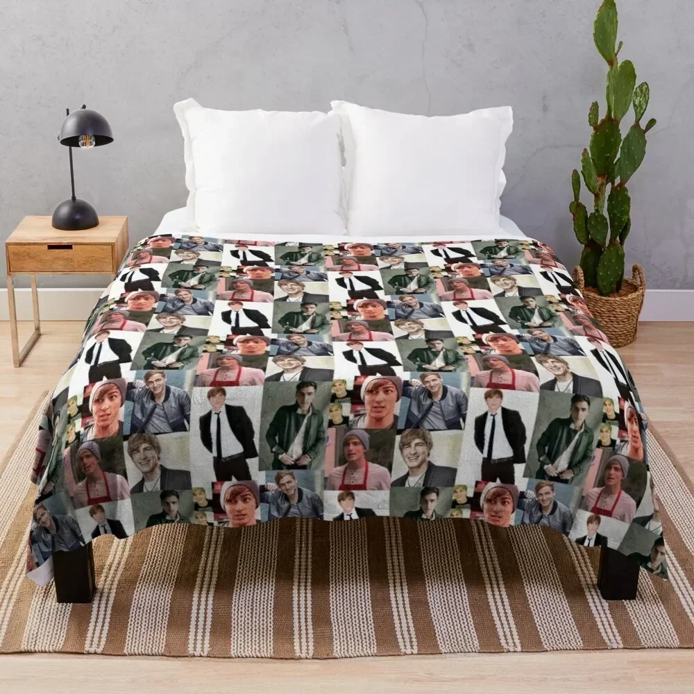 

kendall schmidt Throw Blanket blankets ands Cute Furry Flannel Fabric Blankets
