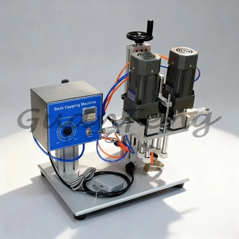 Bottle Cap Machine Desktop Automatic Trigger Cap Machine, Plastic Glass Dropper, Feeding Bottle, Torsion Sealing Equipment