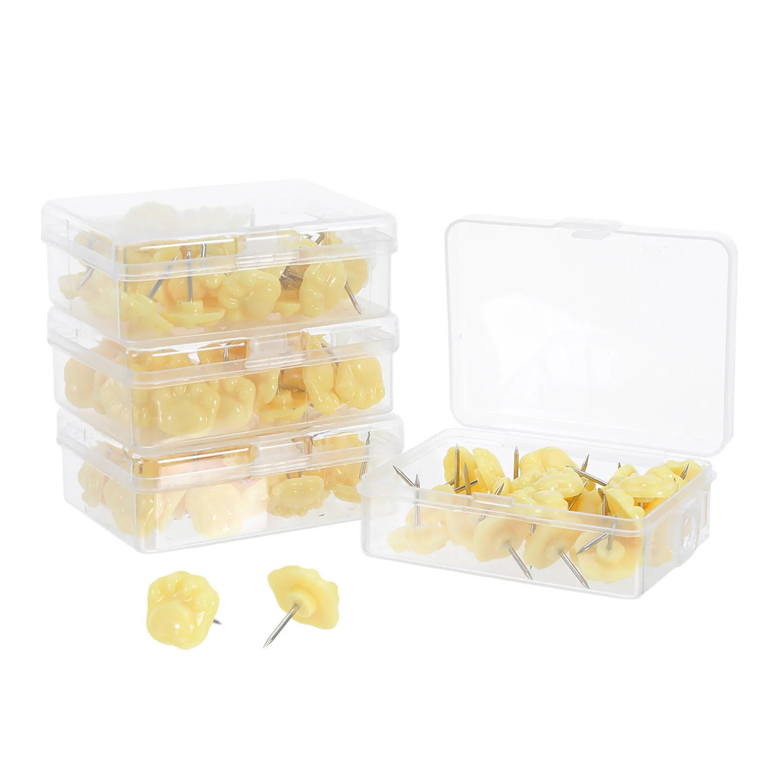 

30Pcs Cute Bulletin Board Push Pins Animal Paw Claw Thumb Tacks for Cork Board Wall School Office Map Decoration Tacks