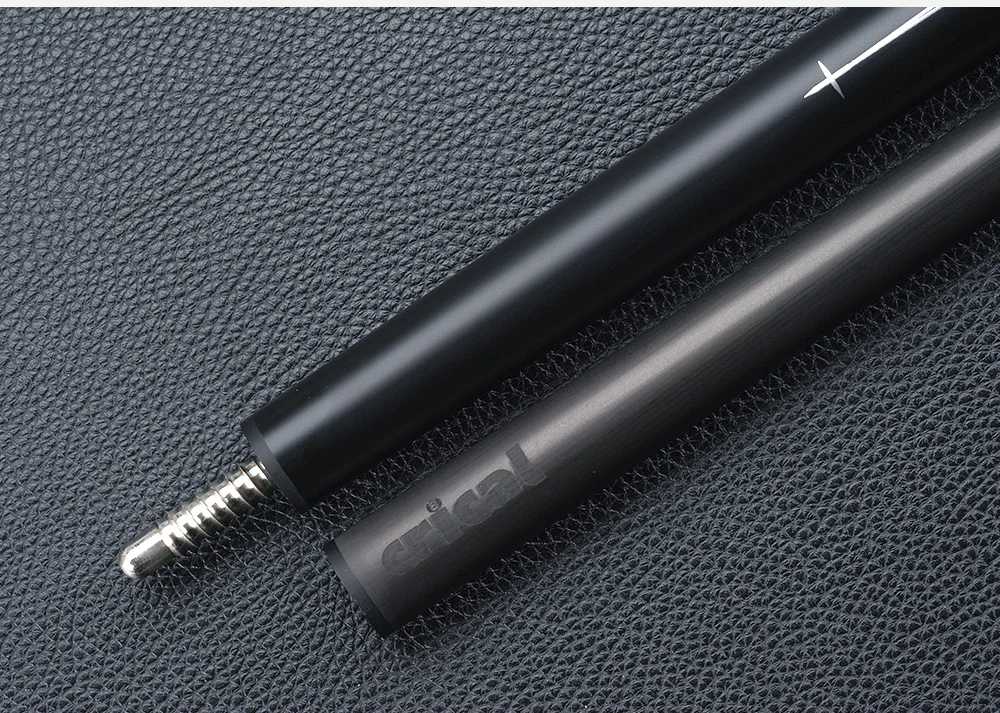 Matt-Schwarzer Billardqueue aus Kohlefaser, geringe Abweichung, 12,5 mm Saphirspitze, 3/8x8 XTC, 58 Zoll, 19-20 oz, Billard CRICAL – Detail 15
