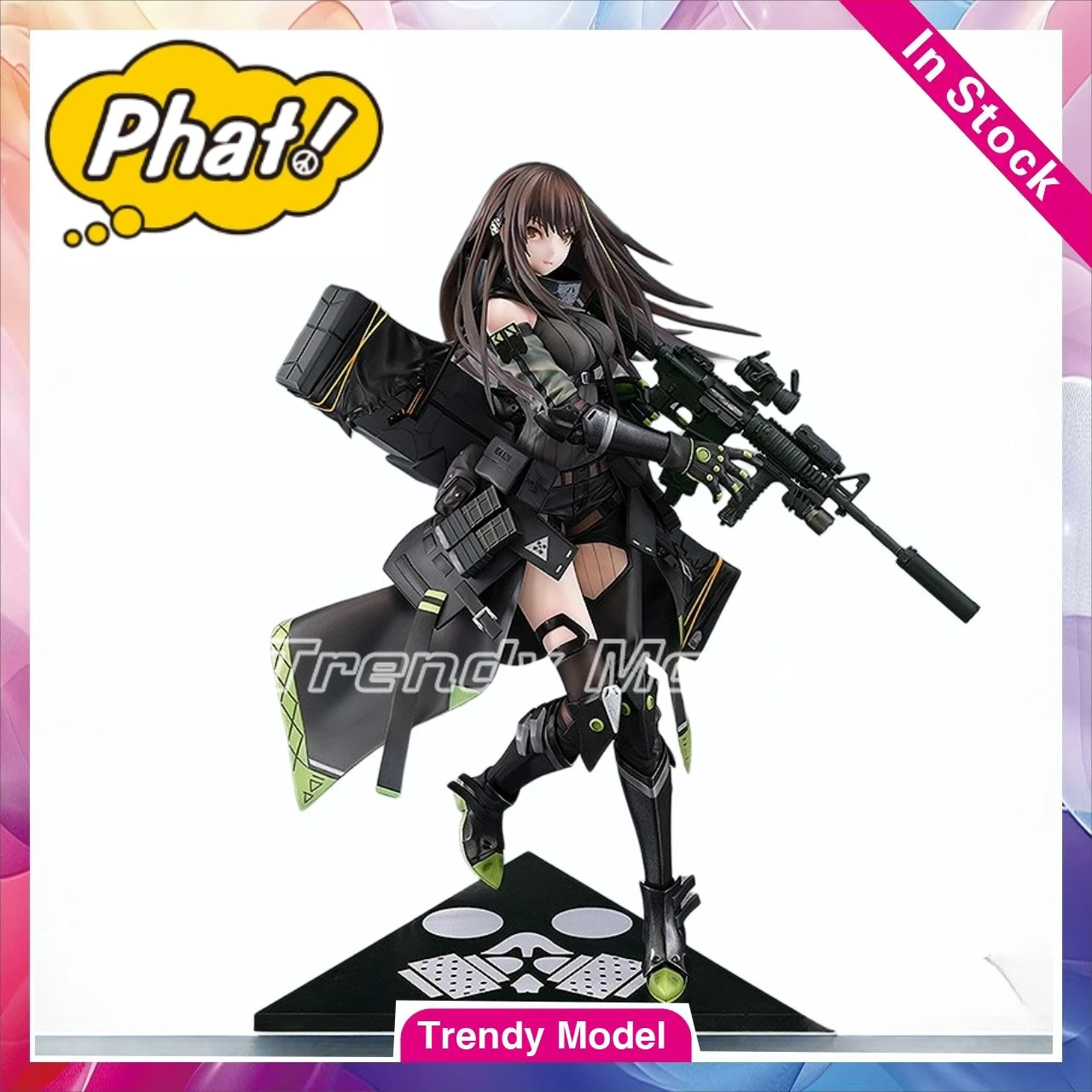 

【TM】In Stock Phat! Girls Frontline M4A1 MOD3 1/7 Figures Model Toy Gift Collection Ornament