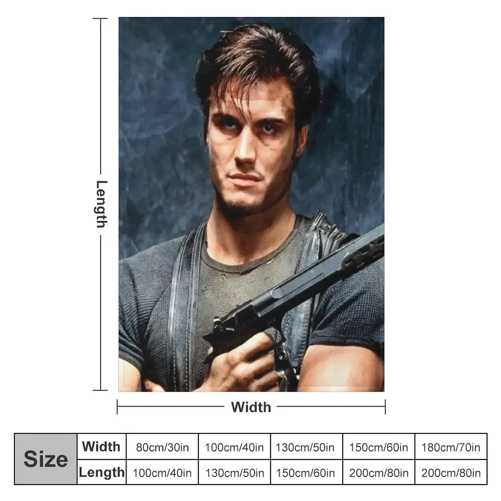 dolph lundgren Throw Blanket Bed linens Soft Plush Plaid Decoratives blankets ands Decorative Sofa Flannel Fabric Blankets