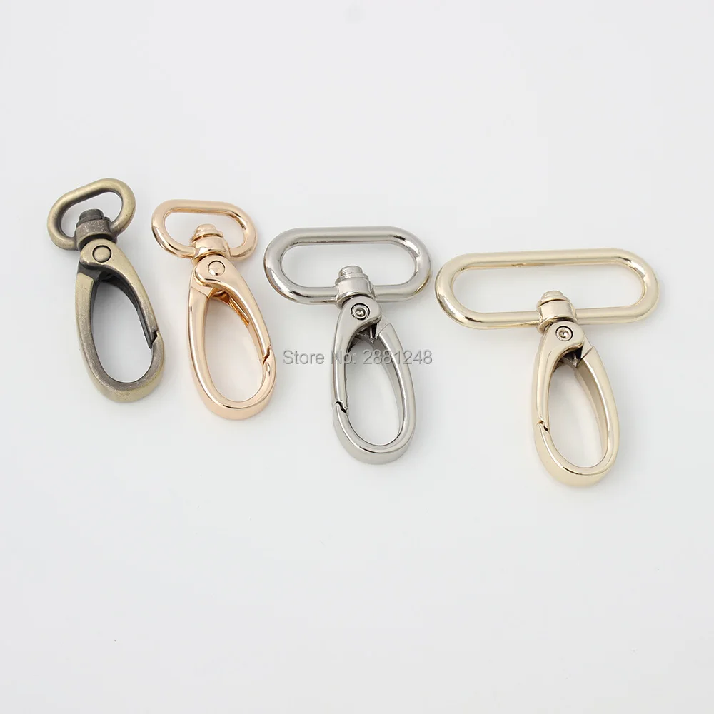 10pcs 12mm 19mm 31mm 37mm trigger snap hook brush antique brass metal trigger snap hook swivel clasp hooks Hardware Accessories