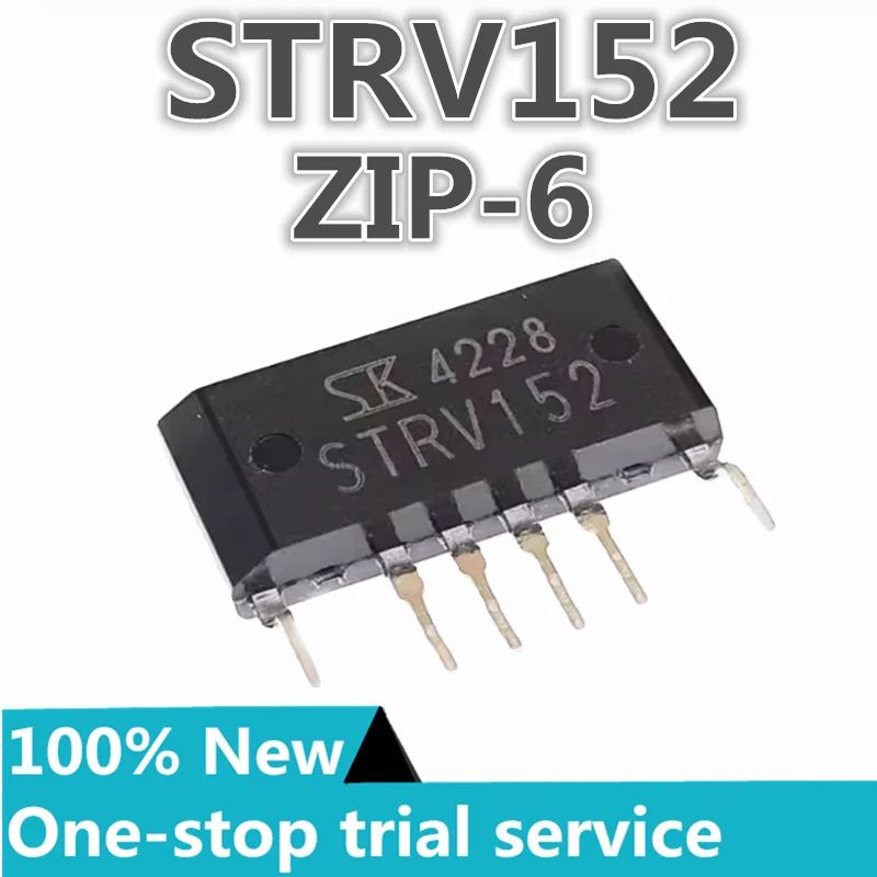 2-100PCS %New STRV152 STR-V152 ZIP-6 LCD air conditioning power management block chip IC