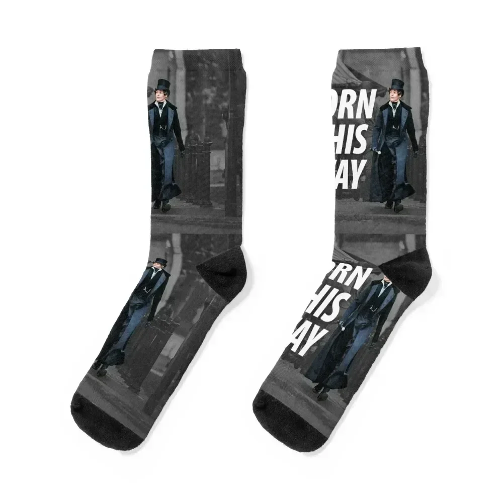 Anne Lister - Born This Way Photo Socks warm winter compression loose Men Socks Luxury Brand Women's