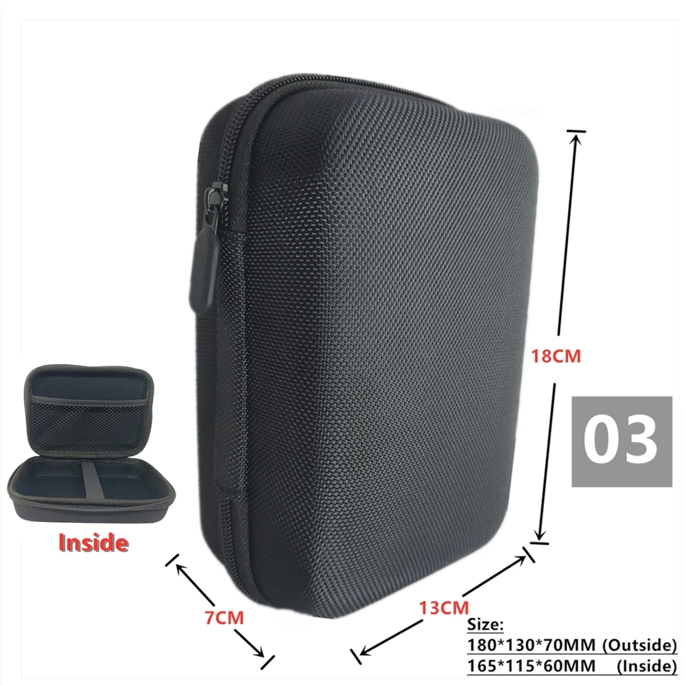 Digital Multimeter Bag Tool Storage Bags for Electronic Accessories Shockproof Bag EVA Box Case Earphone Data Cable Storage Bag