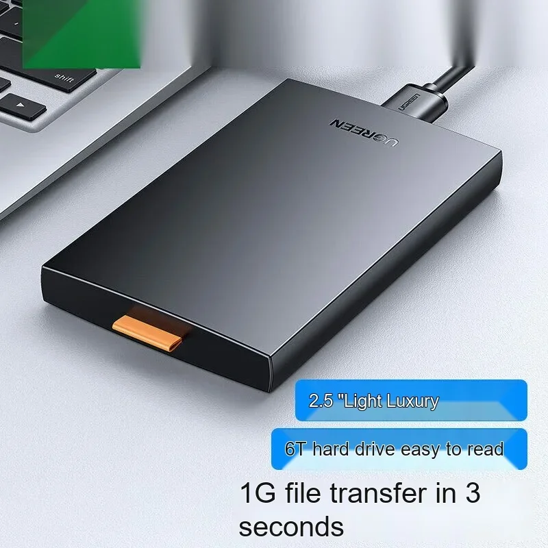 UGREEN 60353 CM237 2.5 Inch SATA HDD Enclosure USB 3.0 5Gbps External Hard Drive Case for SSD HDD