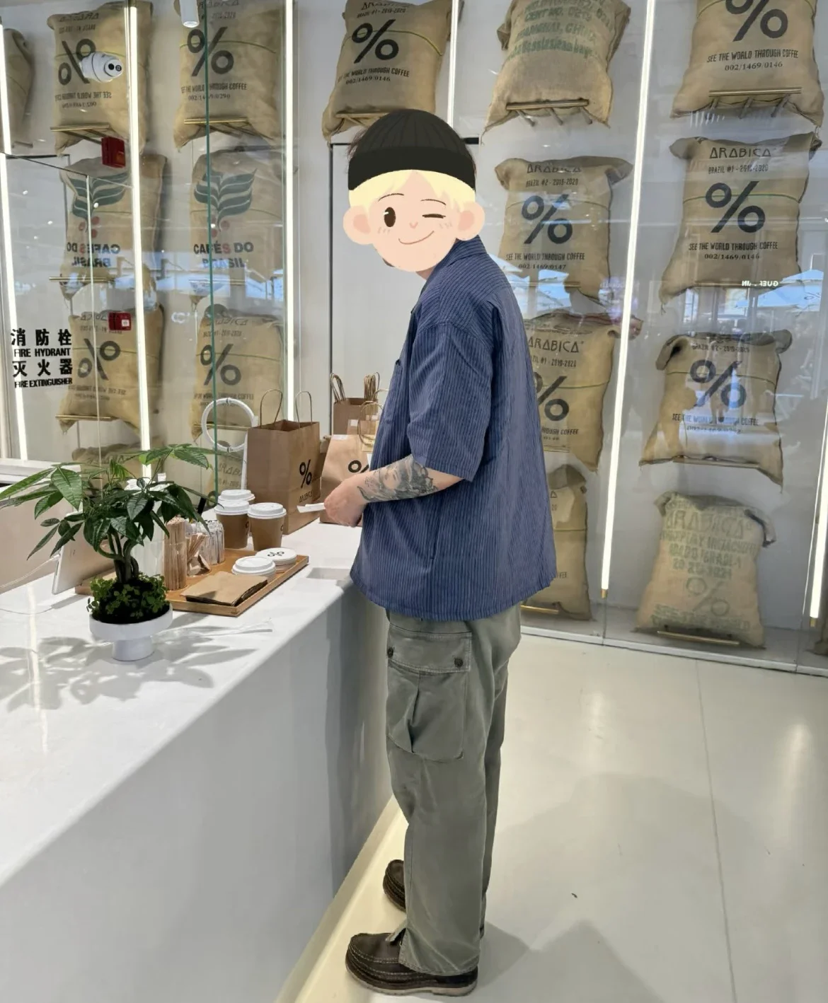 VISVIM WMV 000 C/D سراويل FERNGULLEY عتيقة