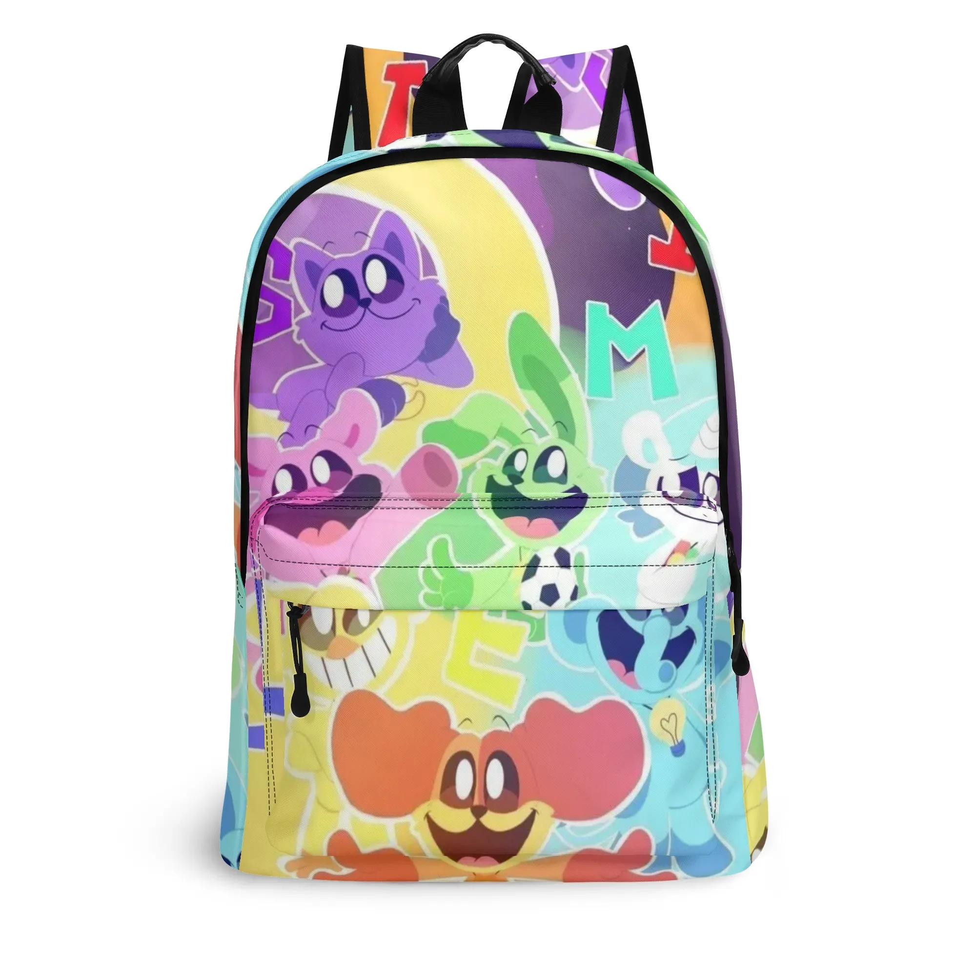 

Smiling Animal 3d Printed Cartoon Game Schoolbag Custom Back-To-School Season Large Capacity Backpack 17 Inch Laptop Backpack