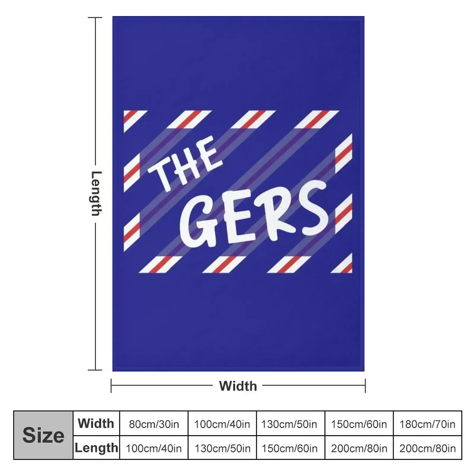 Glasgow Gers Watp Throw Blanket Blankets For Baby Kid'S Flannel Fabric Blankets For Bed Cute Thin Blankets