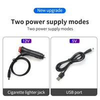 Automotive Ambient Light Foot Interior Modification LED Ambient Light Car USB/Cig Music Atmosphere Decorative Strip Lamp 6