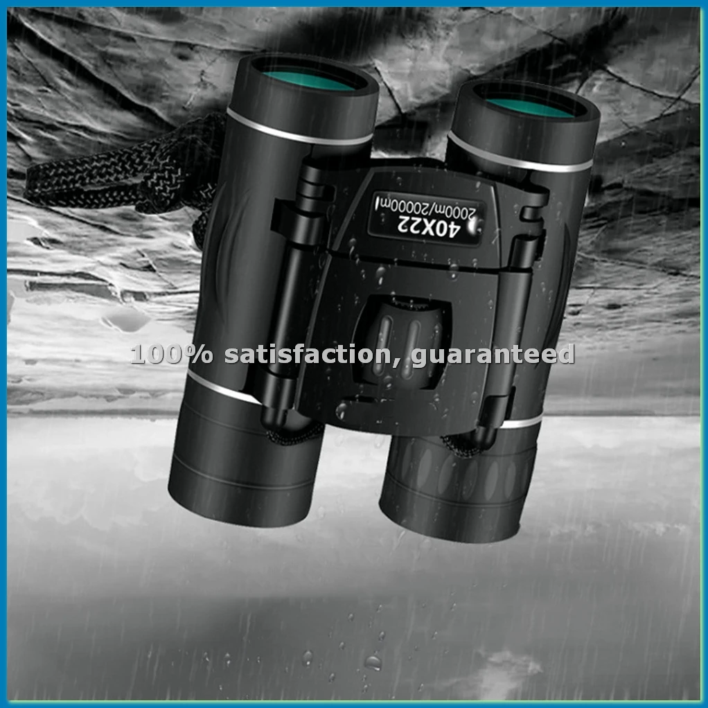 

Бинокль 40X22 с высоким увеличением, дальность 2000 м, складной, BAK4, для охоты, спорта, активного отдыха, кемпинга, путешествий - ANKL