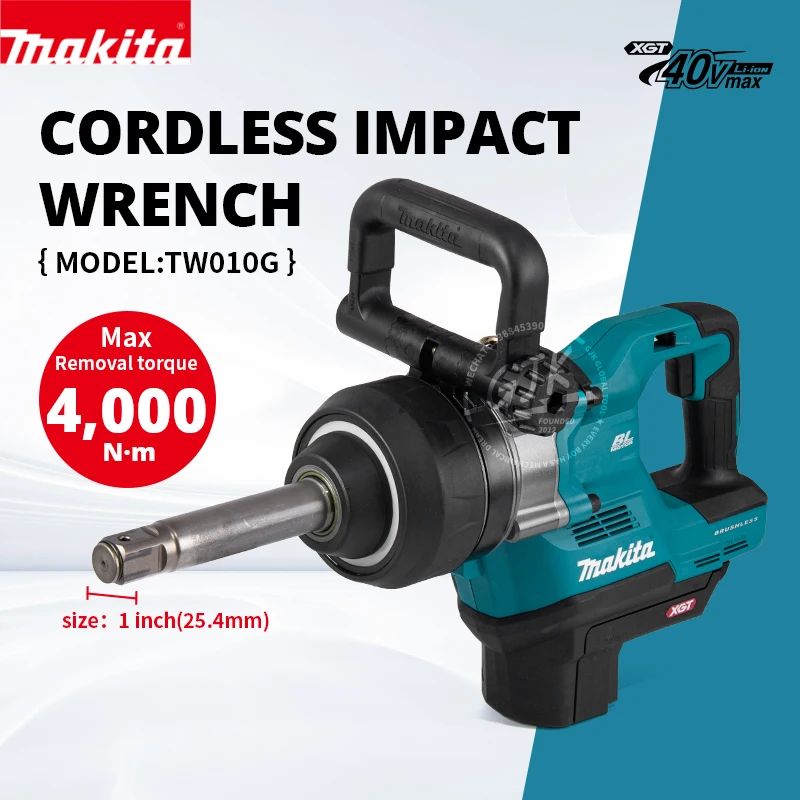 Makita TW010G CORDLESS IMPACT WRENCH 25.4MM/BL 40VMAX XGT Wood Working Professional Power Tool(BARE TOOL NO BOX)