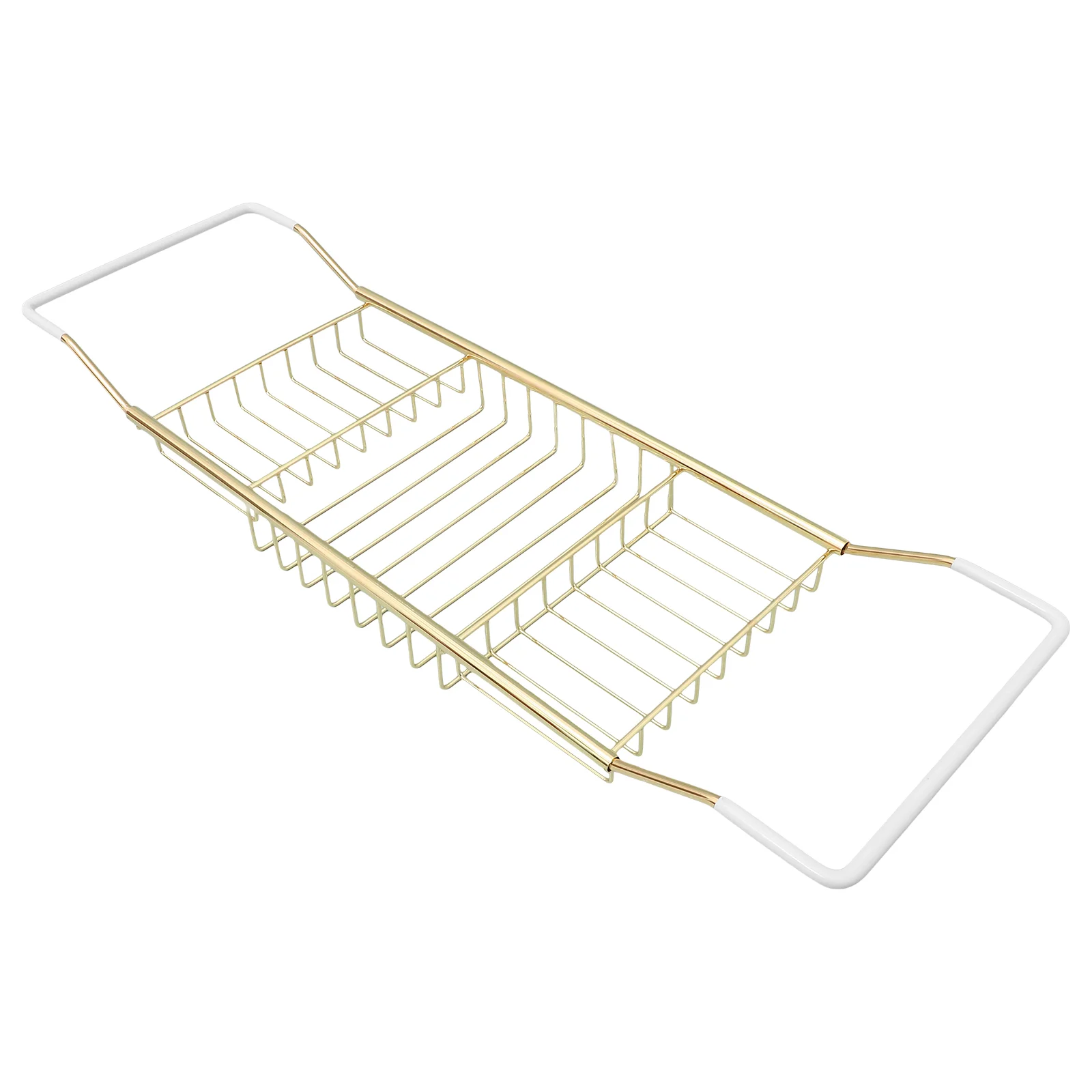 

Bathtub Shelf Telescopic Rack Self Storage Portable Tray Basket Stainless Steel Lightweight Trustworthy