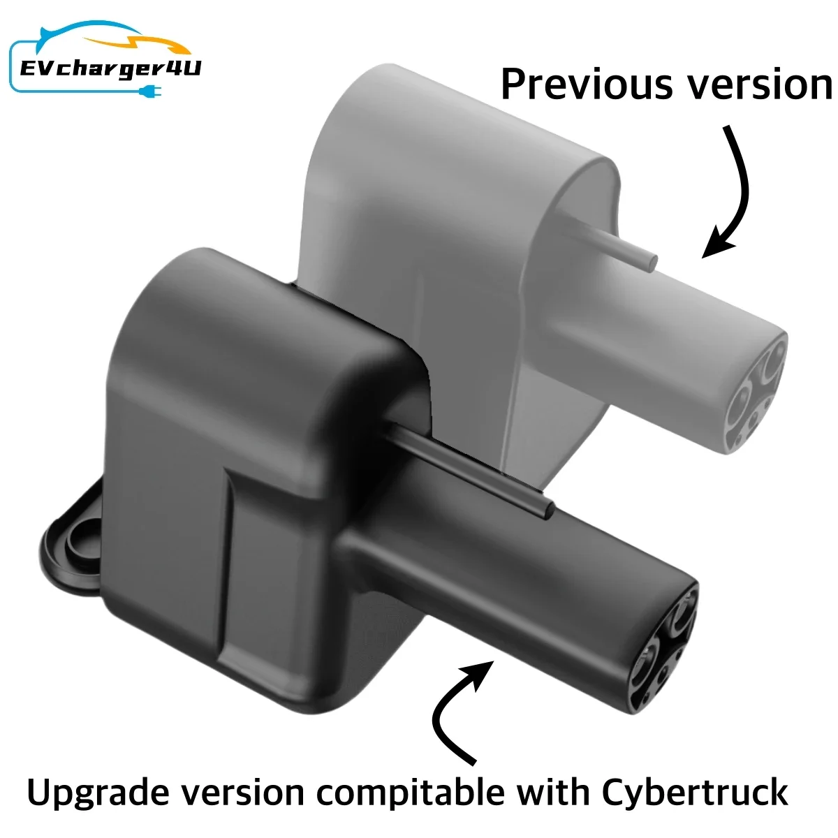EVcharger4U 사이버 트럭 어댑터 CCS1 및 J1772-NACS 충전 어댑터, 테슬라 모델 3 Y S X 250KW DC 20KW AC EV 컨버터에 적합 썸네일 3