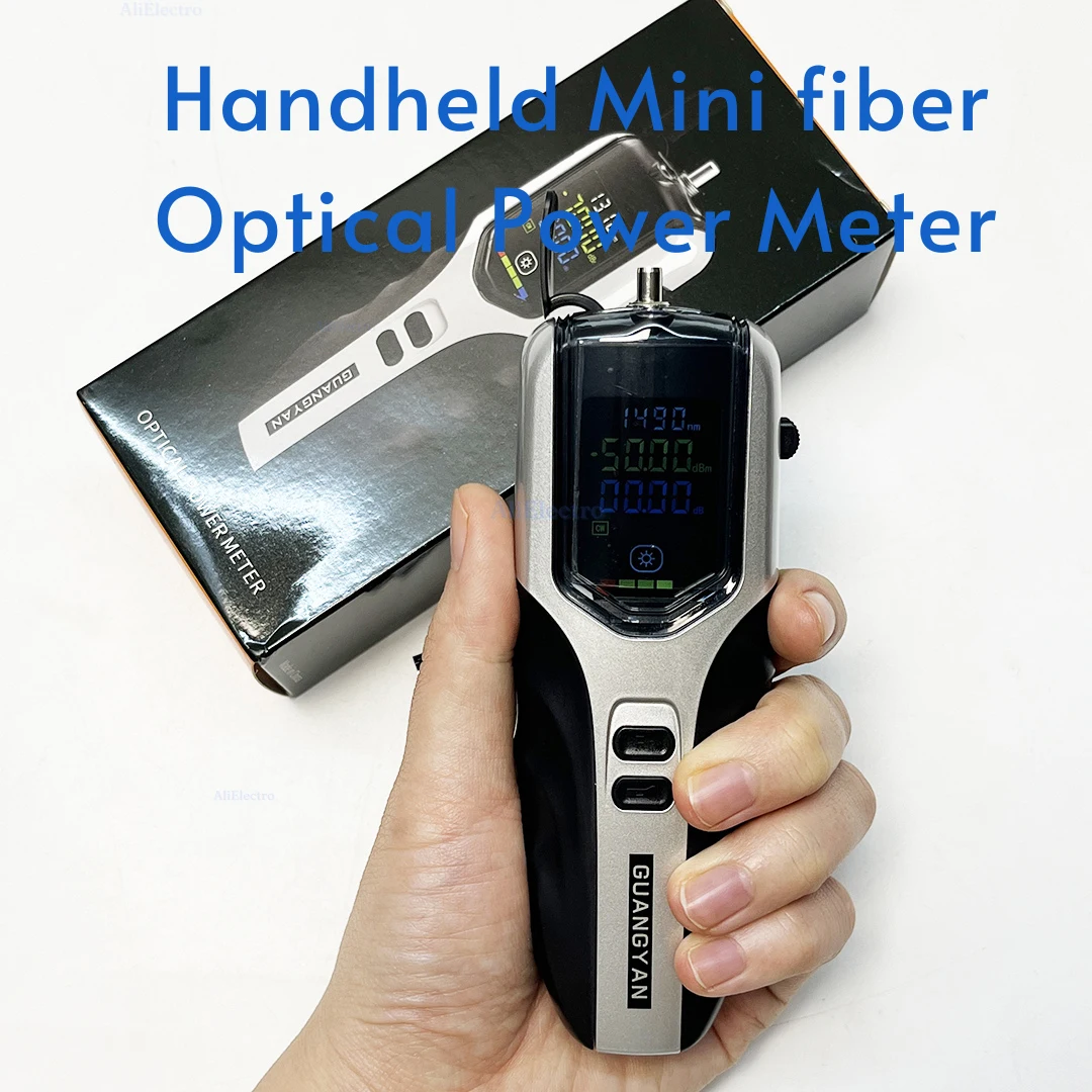 

G7 High precision Rechargeable optical power meter Color LCD Screen fiber optic power meter handheld OPM High quality