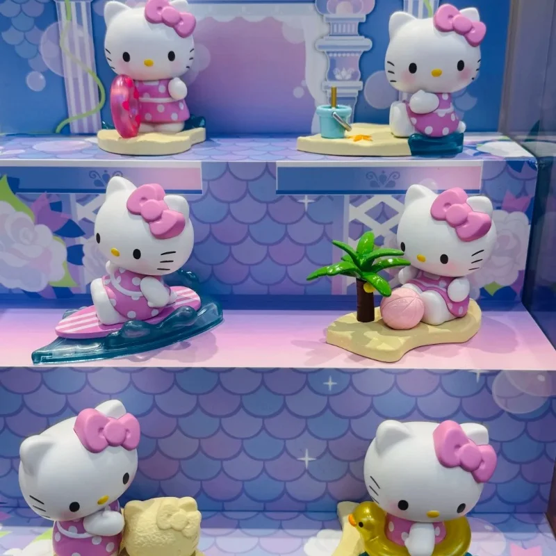 

New Genuine Hellokitty Heartfelt Holiday Series Blind Box Cute Trendy Toys Hellokitty Mystery Box Desk Ornament Lovely Gifts