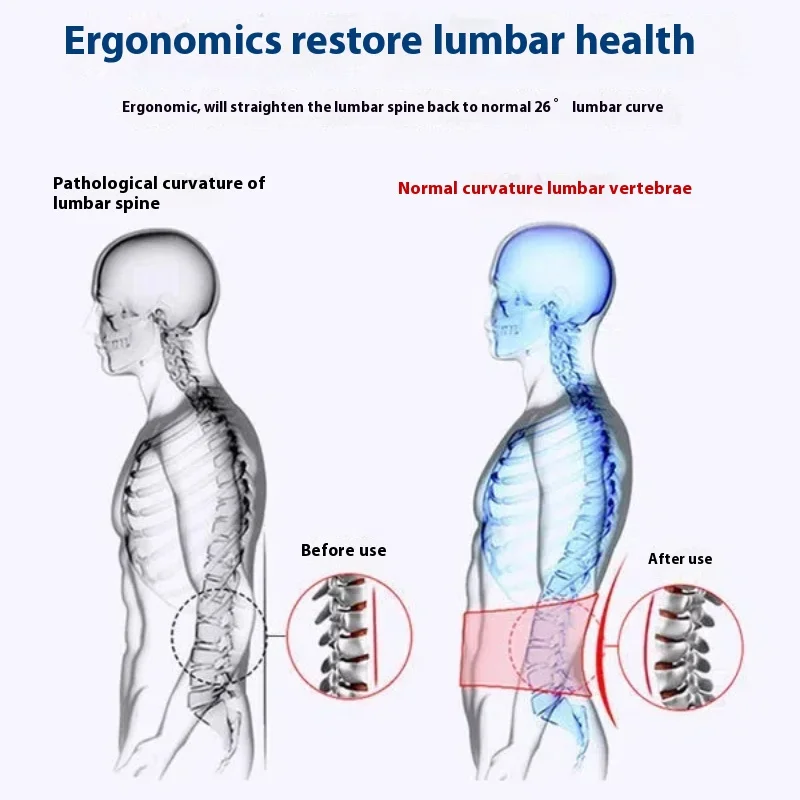 JUSTLANG Waist Support Ventilate Lumbar Disc Corrective Waistband Protrusion Abdominal Belt Sports Safety  Lumbar Support