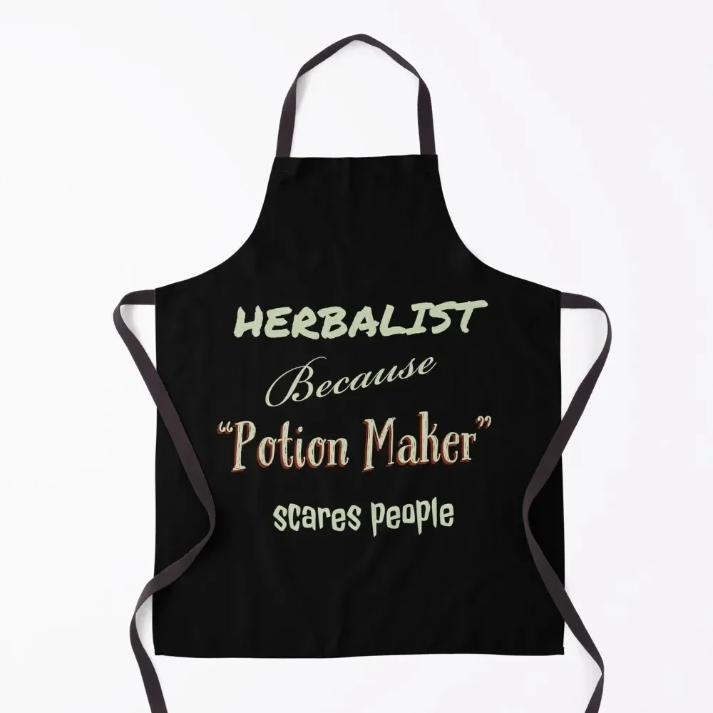 Herbalist Because 'Potion Maker Scares People Apron Kitchens Woman Useful Things For Kitchen Apron