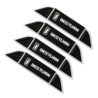 4pcs Car Door Edge Anti-Collision Emblem Stickers for BESTURN BESTUNE B70S T99 T55 T77 T33 NAT Car External Decal Accessories