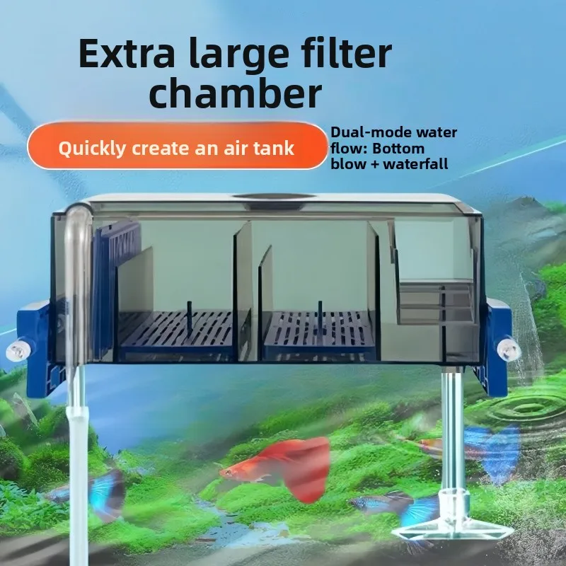 

Aquarium Filter Oxyger Tee-In-One Pump Wall-Mounted Utricular Filter Box Turtle Top-Filter Drip Flow Box Fi Tank Equi...