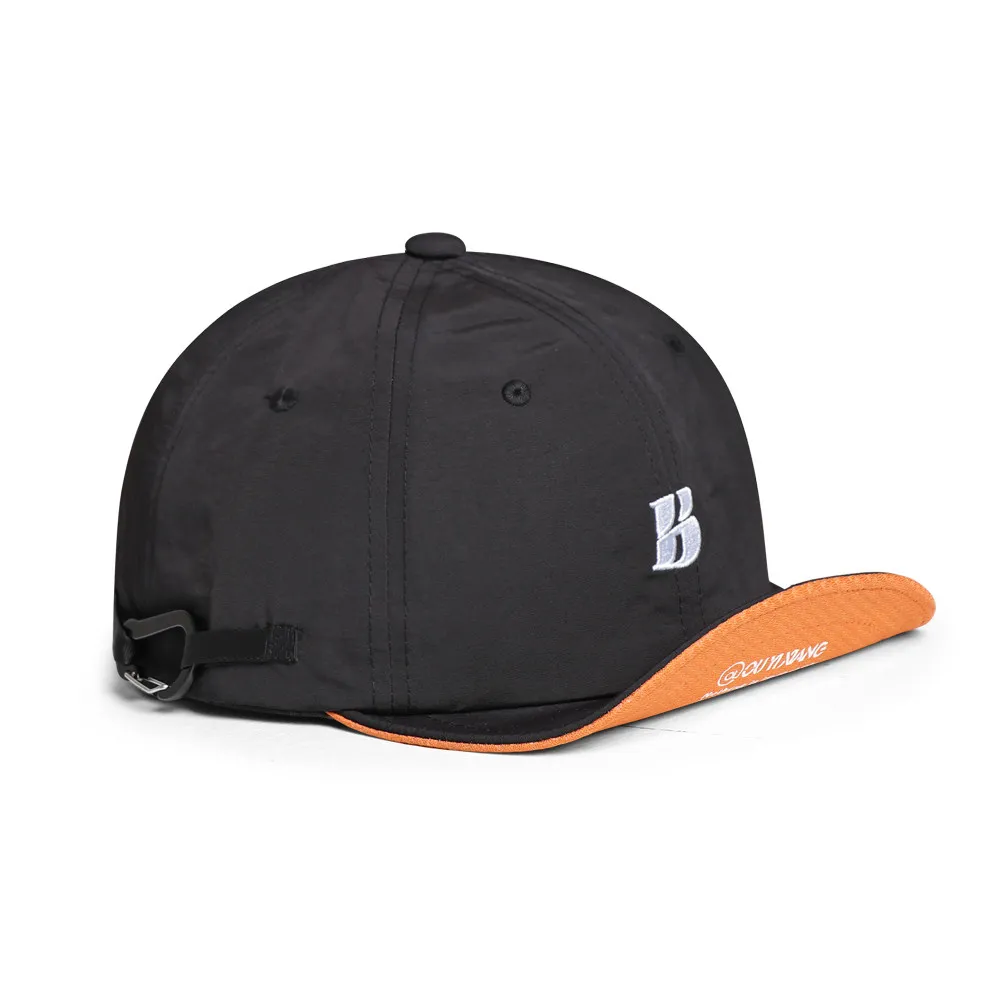 Farblich abgestimmte, schnell trocknende, bestickte Baseballkappe mit dem Buchstaben „B“, breitkrempiger Sonnenhut, trendige und modische Freizeit-Beanie-Mütze