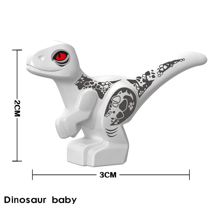 Baby Dinosaur Building Blocks Toys Collection Souvenir Gift Birthday Jurassic Rex Raptor