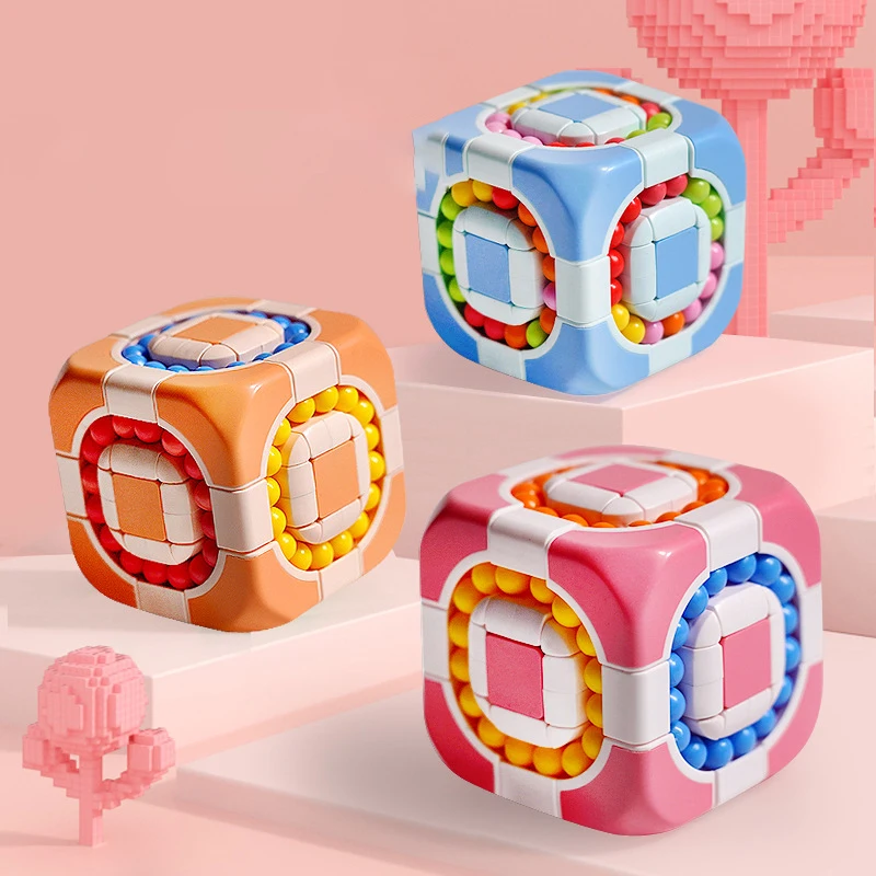 Three-stage Ball Twist Decompresses Puzzle Magic Cube Fidget Toys Funny Toys Speed Cube Thinking Training Toy Gift Toys for Kids