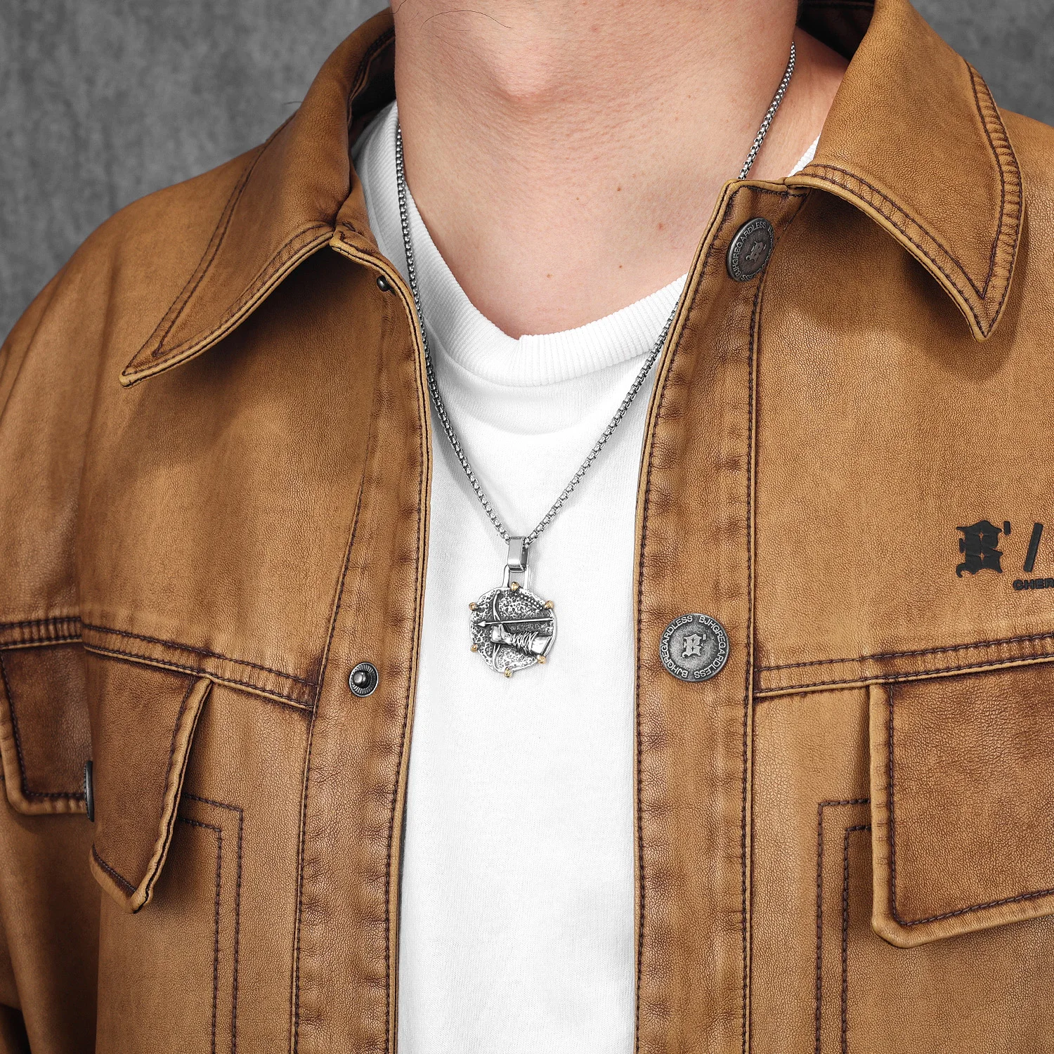 Exclusive Constellation Men Necklaces with Pendant Stainless Steel Jewelry for Male Women Hip Hop Accessories Gifts Wholesale